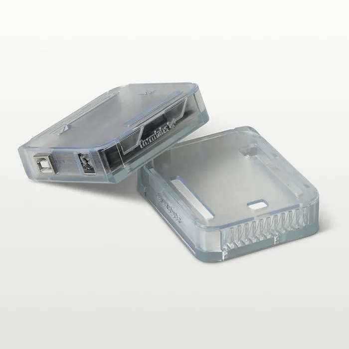 Carcasa transparente impresa con Alpha Clear